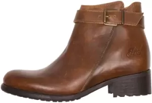 Image of Helstons Lisa Aniline Leather Brown Lady 37