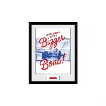 Image of Jaws Bigger - Boat Collector Print
