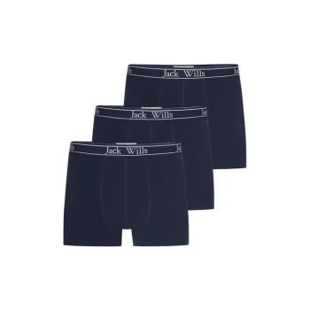 Image of Jack Wills Daundley Multipack Boxers 3 Pack - Dusky Blue