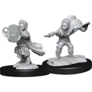 Image of Pathfinder Battles Deepcuts Unpainted Miniatures (W14) Halfling Wizard Male