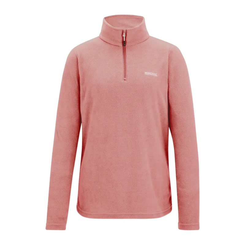 Image of Womens 1/2 zip fleece Regatta Sweethart Rose Female 44