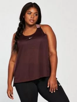 Image of Nike Elastika Vest Curve Burgundy Burgundy Size 26 283X Women