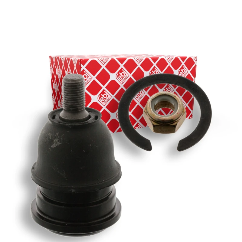 Image of FEBI BILSTEIN 41681 Ball joint Front Axle Right, with lock nut, with retaining ring Support-/Steering Link (2462)