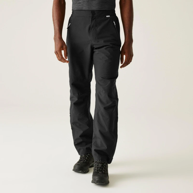 Image of Regatta Highton Waterproof Overtrouser (Short) Black male S