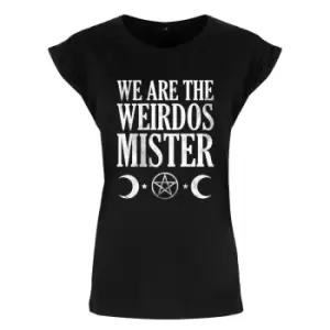 Image of Grindstore Womens/Ladies We Are the Weirdos T-Shirt (3XL) (Black/White)