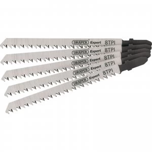 image of Draper Expert 5 Piece DT301CD Jigsaw Blade Set