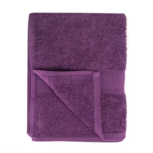 Victoria London Egyptian Cotton Towels 500GSM Bath Towel Aubergine