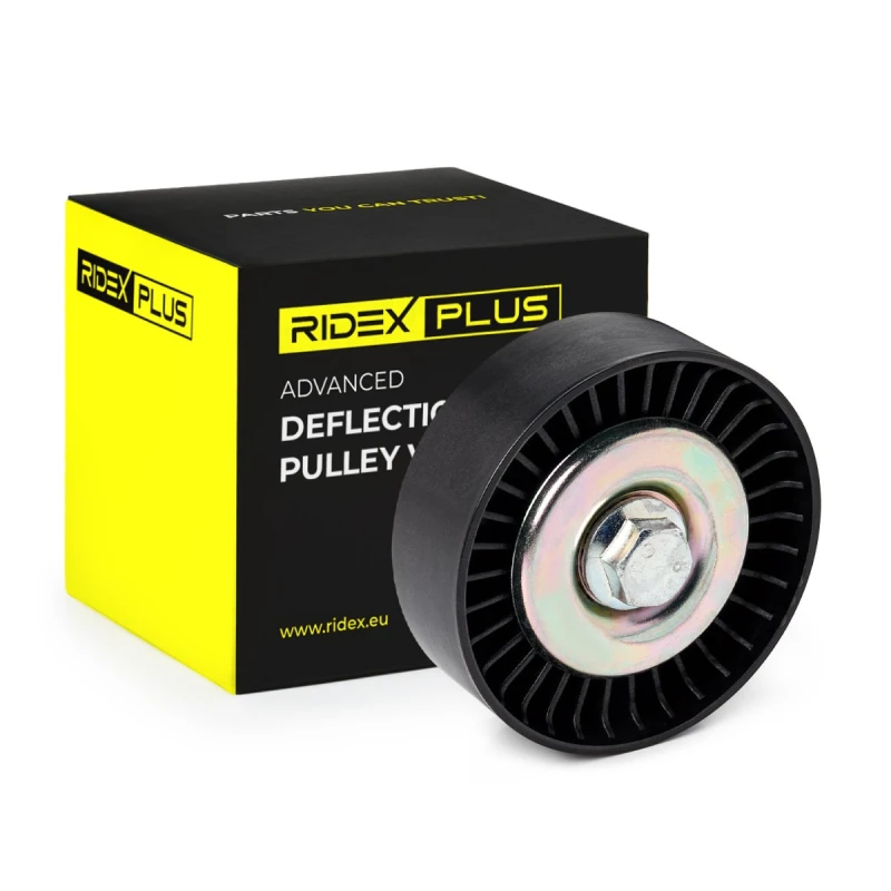Image of RIDEX PLUS Deflection / guide pulley, V-ribbed belt RIDEX PLUS 312D0036P