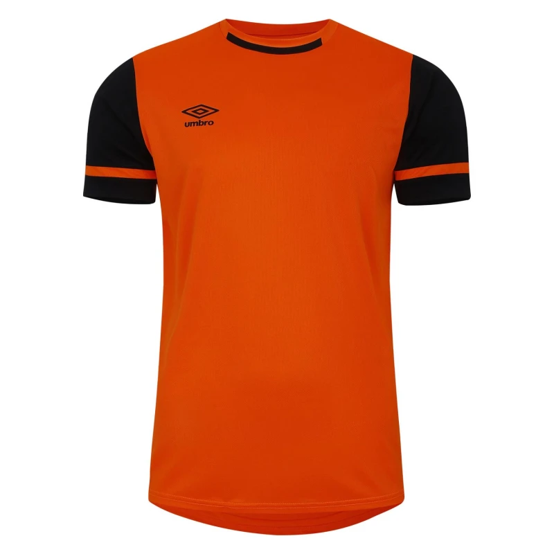 Image of Umbro Umbro Men Cavelle Jersey T-Shirt in Orange Size: Small Orange S Male 5063652570326
