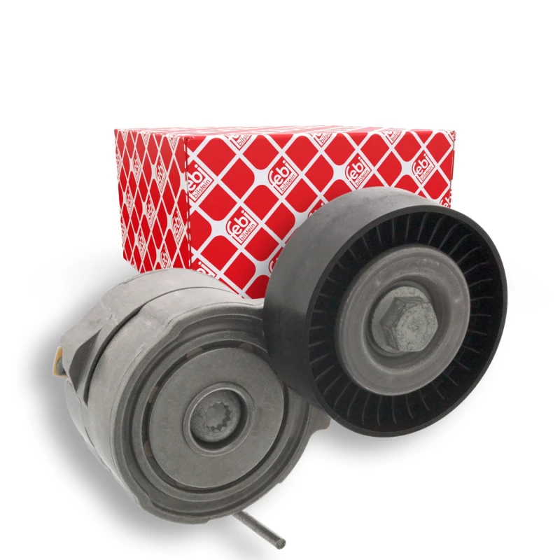 Image of FEBI BILSTEIN 43784 Tensioner Belt Tensioner,v-ribbed belt (541)