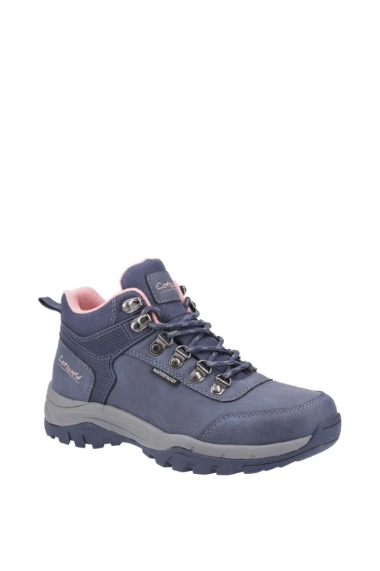 Image of Cotswold Overbury Hiking Boots Navy