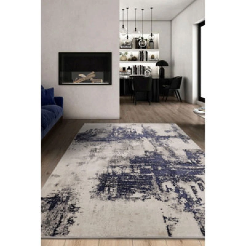 Image of Homemaker Dusk Marble Navy 120X170Cm Rug, Blue DUSKMARN120170
