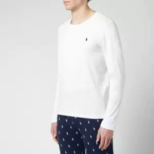 Image of Polo Ralph Lauren Mens Liquid Cotton Long Sleeve T-Shirt - White - S