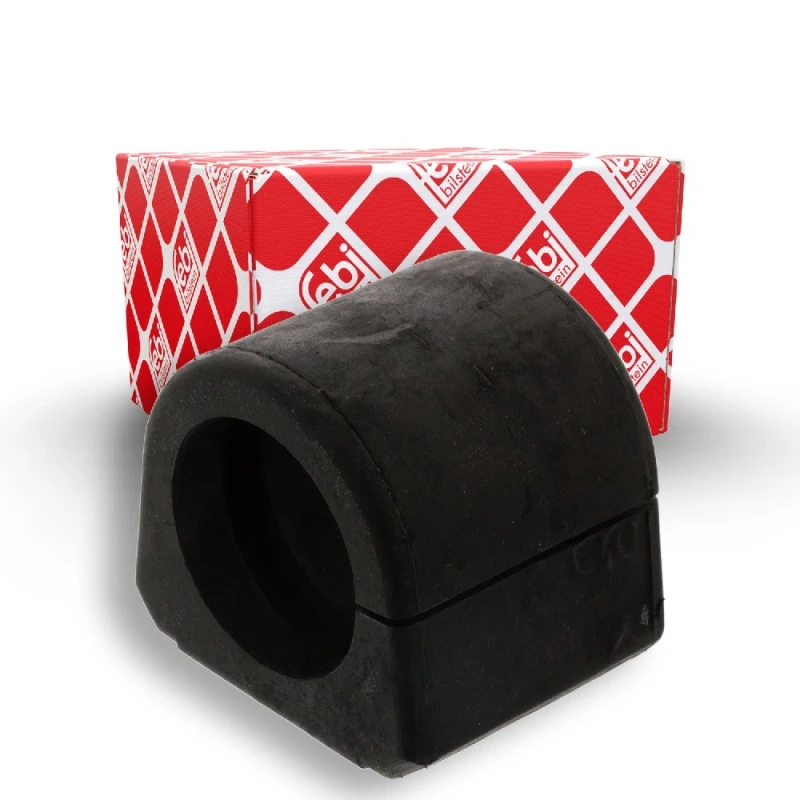 Image of FEBI BILSTEIN 14706 Stabilizer Bushes Front Axle, Rubber Rubber Anti-roll Bar Bush Kit (1334)