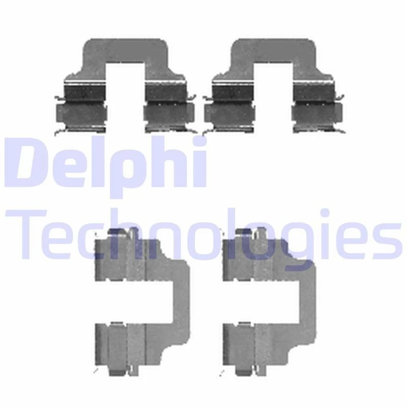Image of DELPHI Brake pad fitting kit DELPHI LX0473