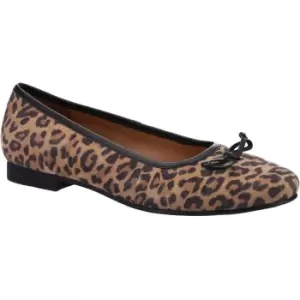 Image of Hush Puppies Womens Naomi Leather Slip On Ballet Shoes UK Size 3 (EU 36)