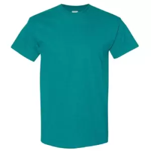 image of Gildan Mens Heavy Cotton Short Sleeve T-Shirt (XL) (Antique Jade Dome)