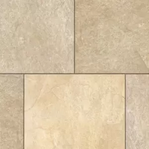 Image of Marshalls Symphony Classic Porcelain Paving Slabs Buff 600 x 600 x 20mm (23m2)