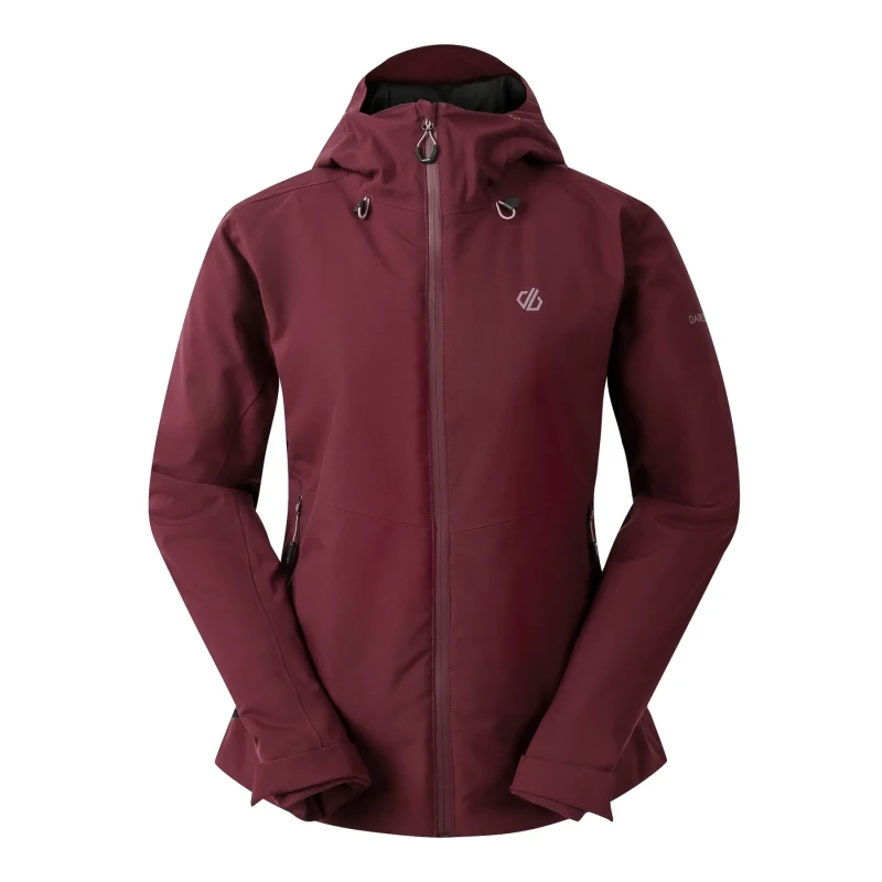 Image of Womens hooded waterproof jacket Dare 2B Torrek Blaze Violet Female 36