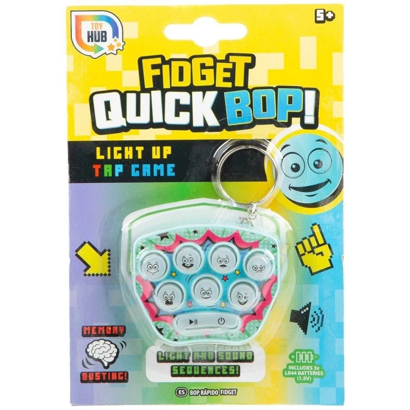 Image of Toy Hub Fidget Quick Bop Keychain Game Multi unisex