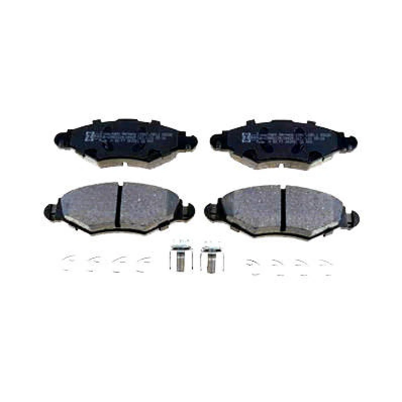 Image of ZIMMERMANN 23597.180.1 Brake pad set Front Axle, with spring, with bolts/screws Brake Pad Set,disc brake (402)