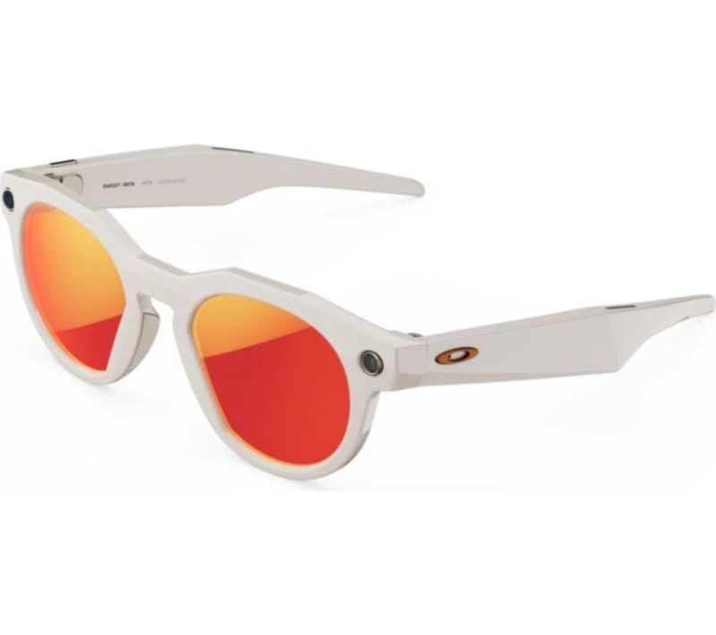 Image of OAKLEY Meta HSTN Smart Glasses - Warm Grey, Prizm Ruby 888392682871