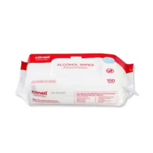 Image of Clinell Alcohol Wipes Large 150