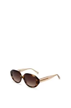 image of Ted Baker Penny Sunglasses Female Brown Horn