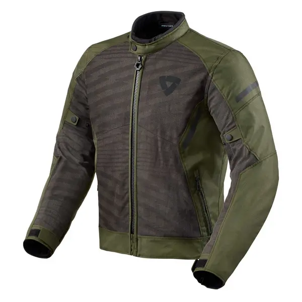 Image of REV'IT! Torque 2 H2O Jacket Black Dark Green Size 2XL