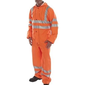 Image of BSeen XXXXLarge Breathable Protective Coverall Orange