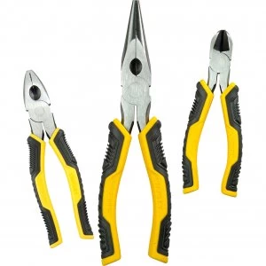 Stanley Controlgrip 3 Piece Plier Set