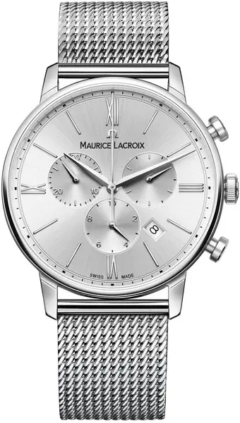 image of Maurice Lacroix Watch Eliros Chronograph Mens D - Silver ML-1391