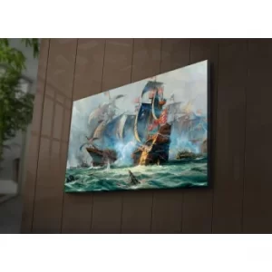 Image of 4570?ACT-61 Multicolor Decorative LED Lighted Canvas Painting