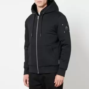 Image of Moose Knuckles Mens Classic Bunny Hoodie - Black - L
