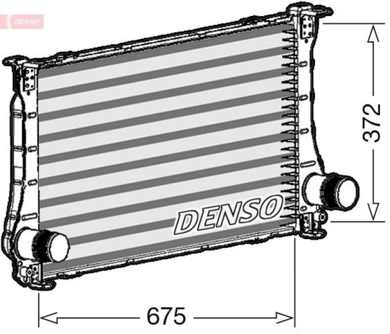Image of DENSO Intercooler DENSO DIT50011