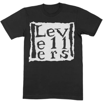 Image of Levellers - Classic Logo Unisex Large T-Shirt - Black