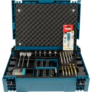 image of Makita 71 Piece MakPac Drill Screwdriver Bit Set