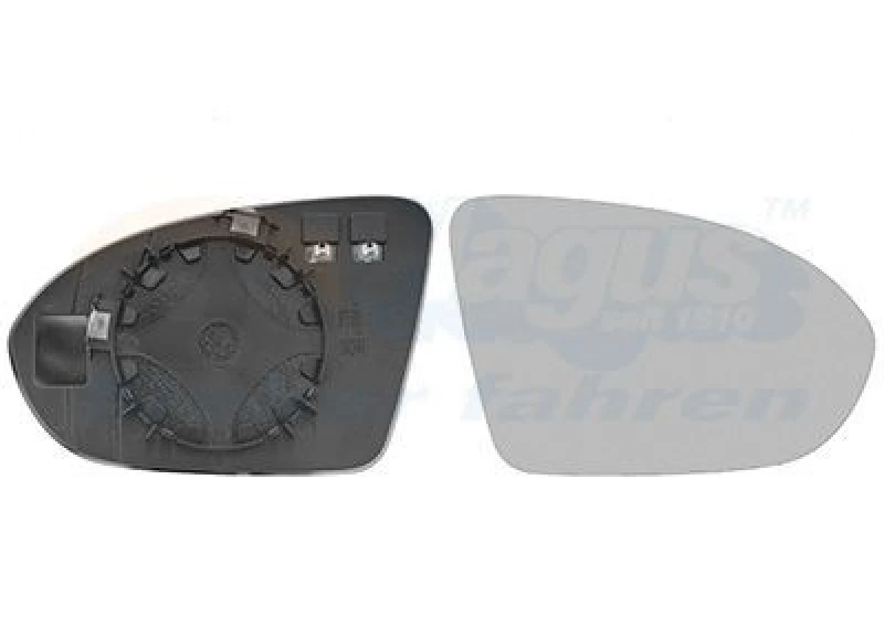 Image of VAN WEZEL Wing mirror glass VAN WEZEL 3810838