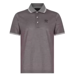 image of PAUL AND SHARK Merc Tipped Polo Shirt - Grey