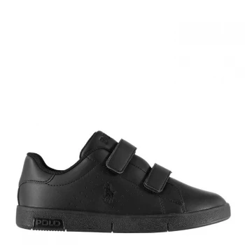Image of Polo Ralph Lauren Bilton Trainers Childrens - Triple Black