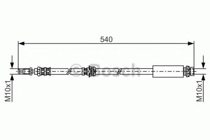 Image of Bosch 1 987 476 057 Brake Hose Brake Hose (83)