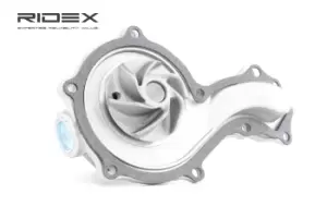 image of RIDEX Water pump 1260W0009 Engine water pump,Water pump for engine VW,AUDI,SEAT,PASSAT Variant (3B6),PASSAT Variant (3B5),PASSAT (3B3),PASSAT (3B2)