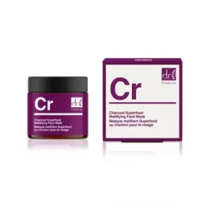 image of Dr Botanicals Dr Botanicals Charcoal Superfood Mattifying Face Mask - 50ml