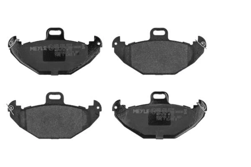 Image of MEYLE 025 219 6514 Brake pad set Rear Axle, excl. wear warning contact, Original Quality, with anti-squeak plate Brake Pad Set,disc brake (402)
