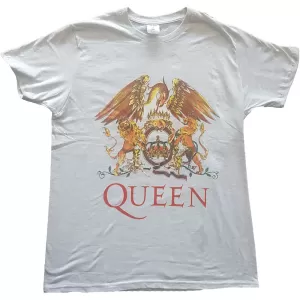 image of Queen - Classic Crest Kids 11 - 12 Years T-Shirt - Grey