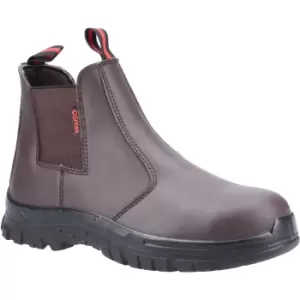 Image of Centek Unisex Adult FS319 S1 Leather Dealer Boots (7 UK) (Brown)