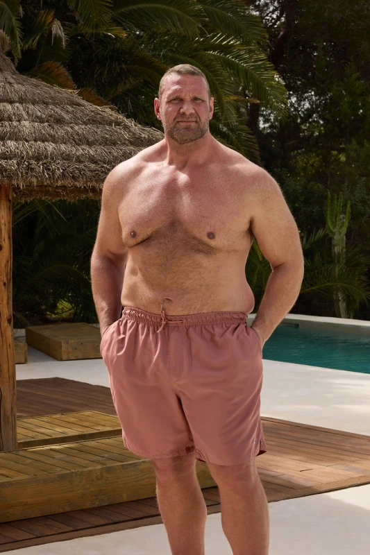 Image of BadRhino BadRhino Men Elasticated Swim Shorts in Orange Size: 2X-large Orange XXL Male 5063111988365