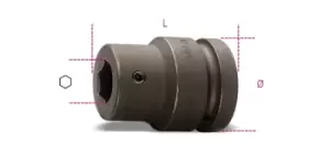 image of Beta Tools 727PI/22 1" Dr Impact Socket Hexagon Bit Holder 22mm 007270022