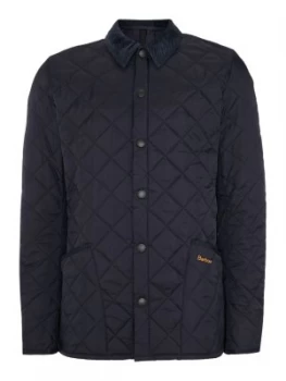 Image of Mens Barbour Heritage Liddesdale Quilted Jacket Blue