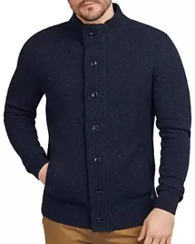 Image of Barbour Essential Tisbury Fleck Tweed Zip Sweater